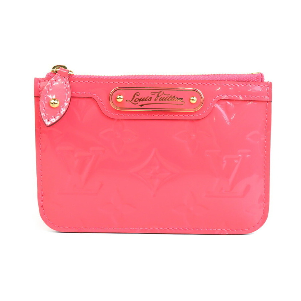 Louis Vuitton Vernis Patent Pochette NM Rose Pink Riche Wallet